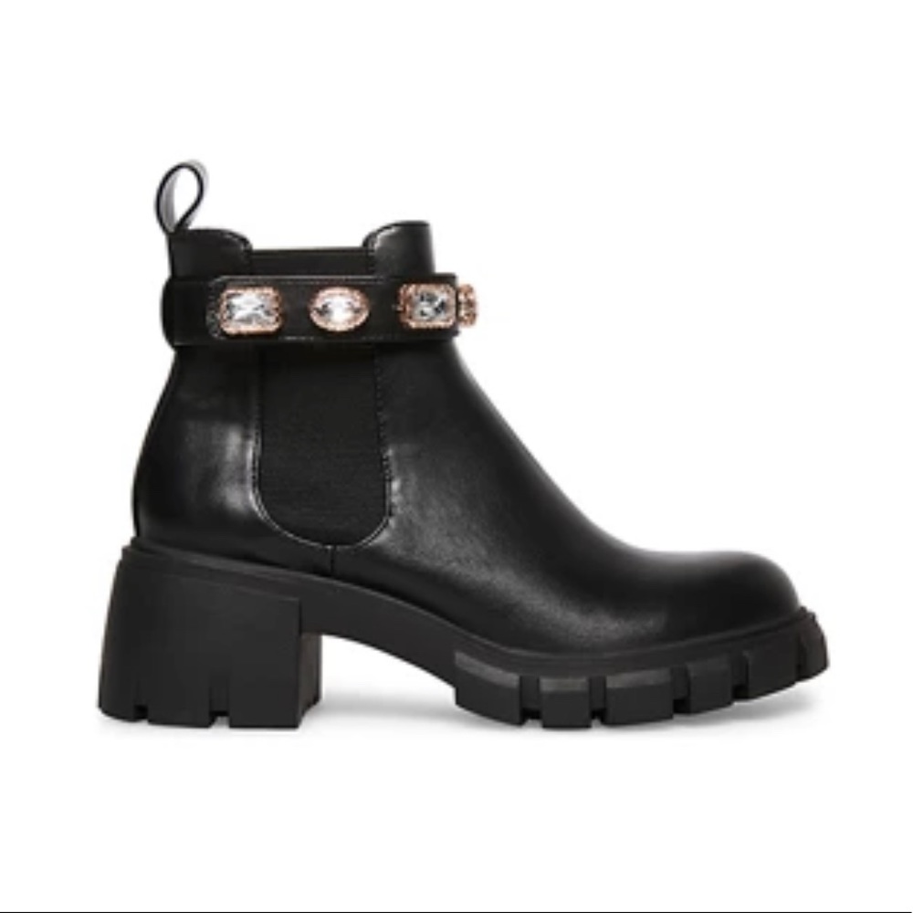 Honey Jeweled Chelsea Boots